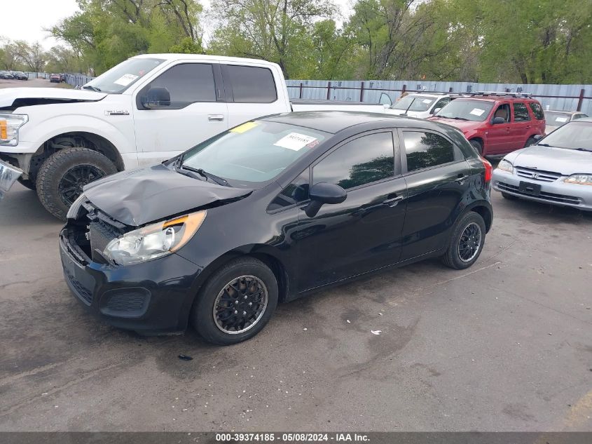 2013 Kia Rio Lx VIN: KNADM5A33D6110018 Lot: 39374185