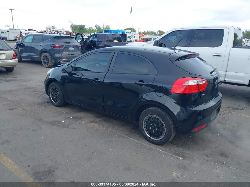 2013 Kia Rio Lx VIN: KNADM5A33D6110018 Lot: 39374185