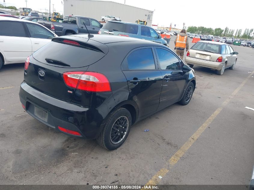 2013 Kia Rio Lx VIN: KNADM5A33D6110018 Lot: 39374185