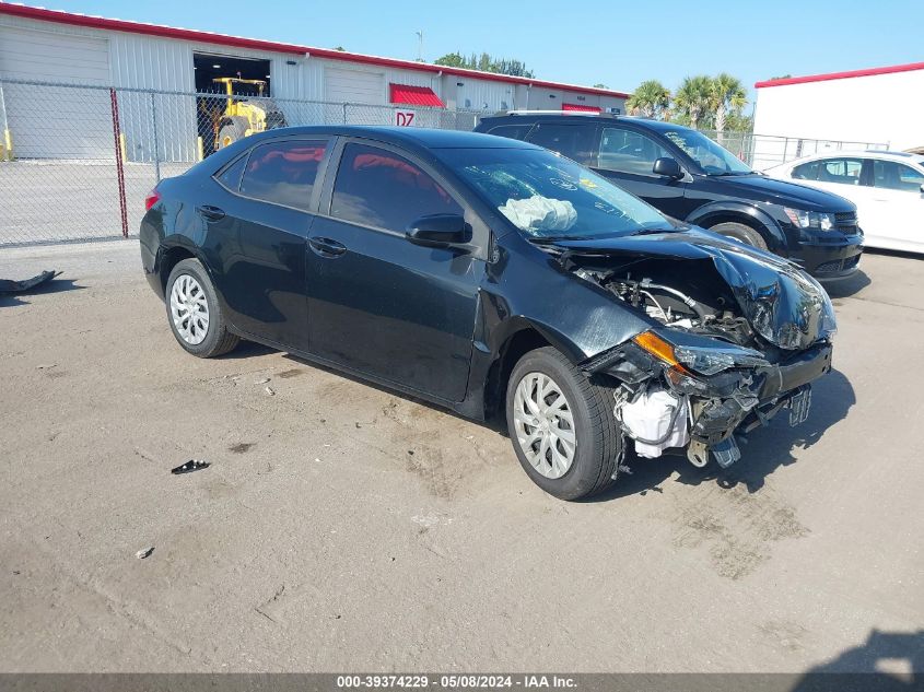 2019 Toyota Corolla Le VIN: 5YFBURHE9KP889827 Lot: 39374229