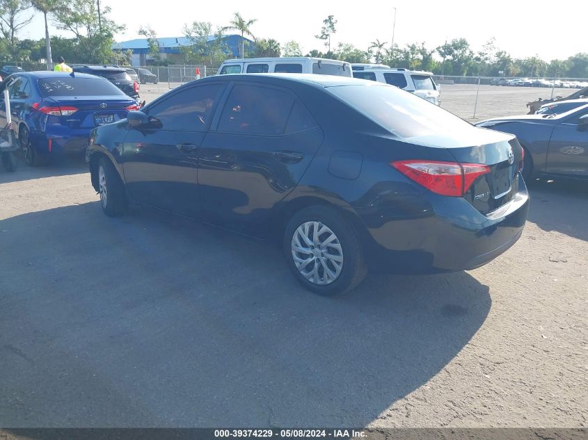 2019 Toyota Corolla Le VIN: 5YFBURHE9KP889827 Lot: 39374229