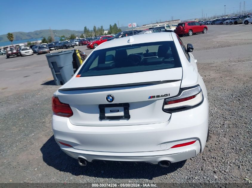 2018 BMW M240I VIN: WBA2J5C53JVB27971 Lot: 39374236