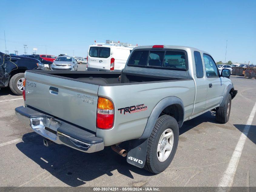 2001 Toyota Tacoma Base V6 VIN: 5TEWN72N01Z813028 Lot: 39374251