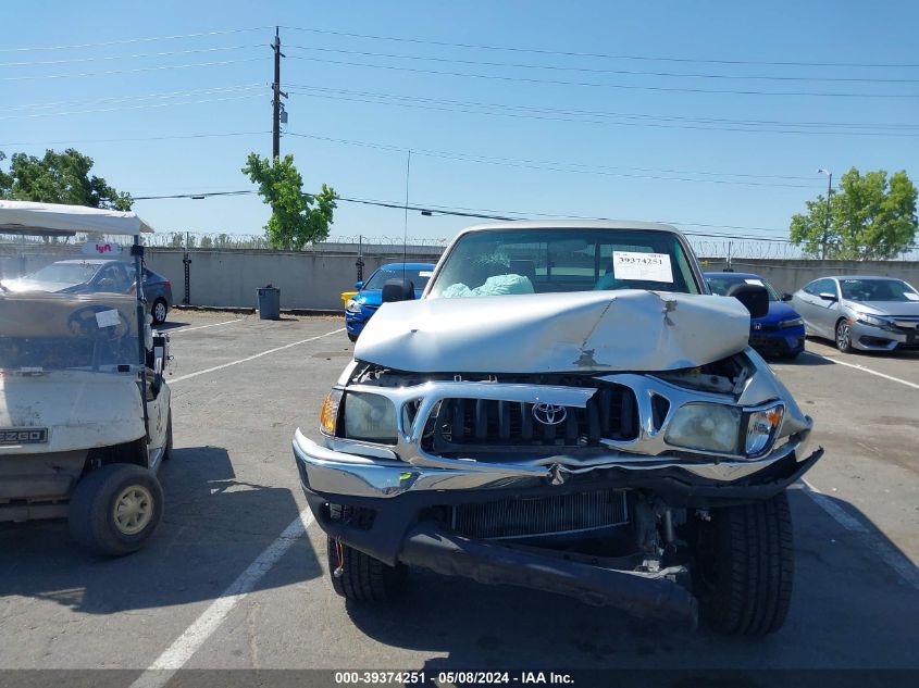 2001 Toyota Tacoma Base V6 VIN: 5TEWN72N01Z813028 Lot: 39374251