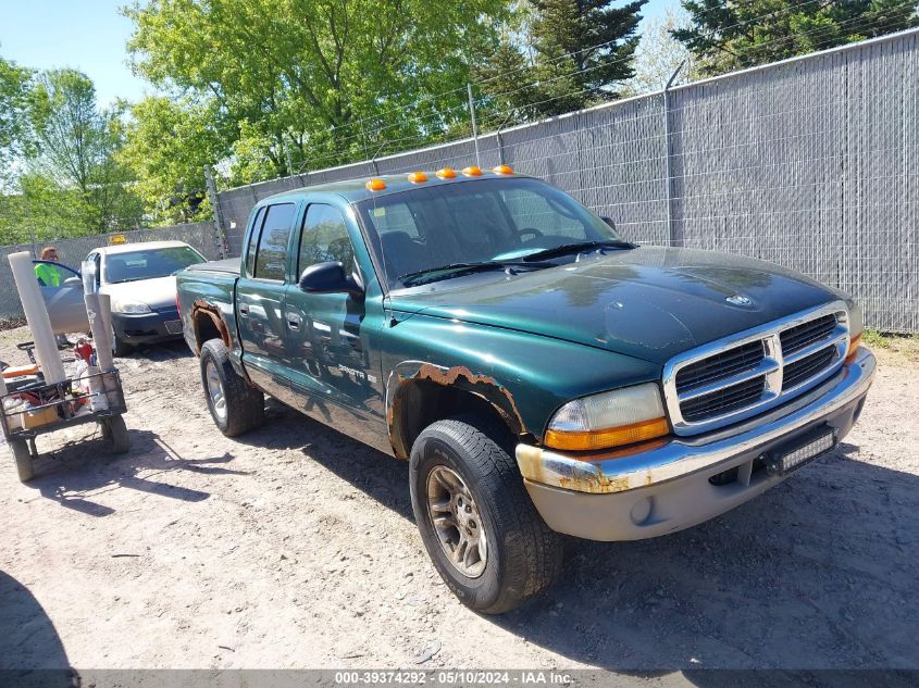 2001 Dodge Dakota Slt/Sport VIN: 1B7HG2AN91S282262 Lot: 39374292