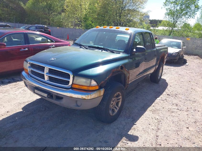 2001 Dodge Dakota Slt/Sport VIN: 1B7HG2AN91S282262 Lot: 39374292