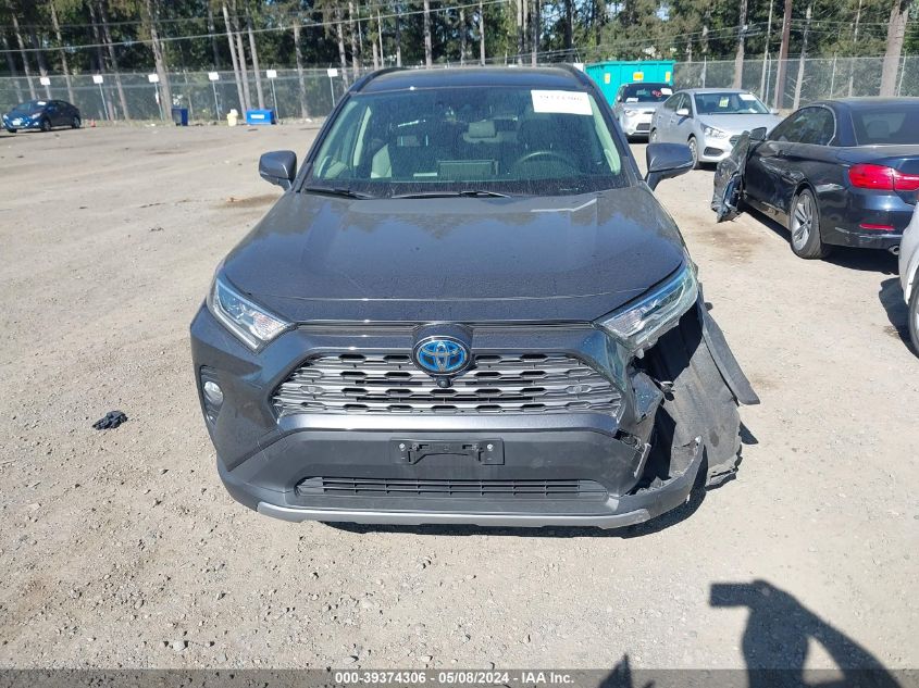 2019 Toyota Rav4 Hybrid Limited VIN: JTMDWRFV5KD501100 Lot: 39374306