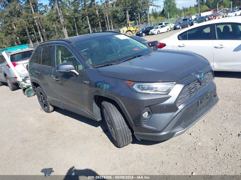 2019 Toyota Rav4 Hybrid Limited VIN: JTMDWRFV5KD501100 Lot: 39374306