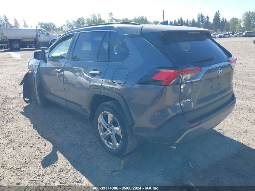 2019 Toyota Rav4 Hybrid Limited VIN: JTMDWRFV5KD501100 Lot: 39374306