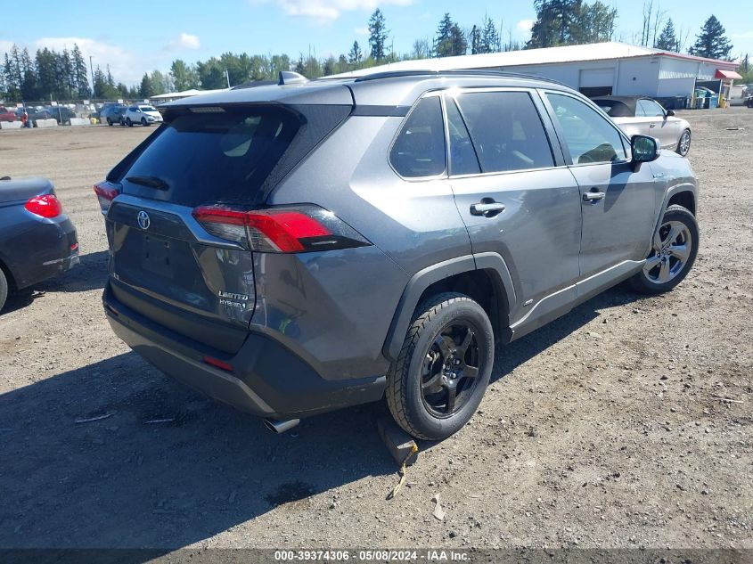 2019 Toyota Rav4 Hybrid Limited VIN: JTMDWRFV5KD501100 Lot: 39374306