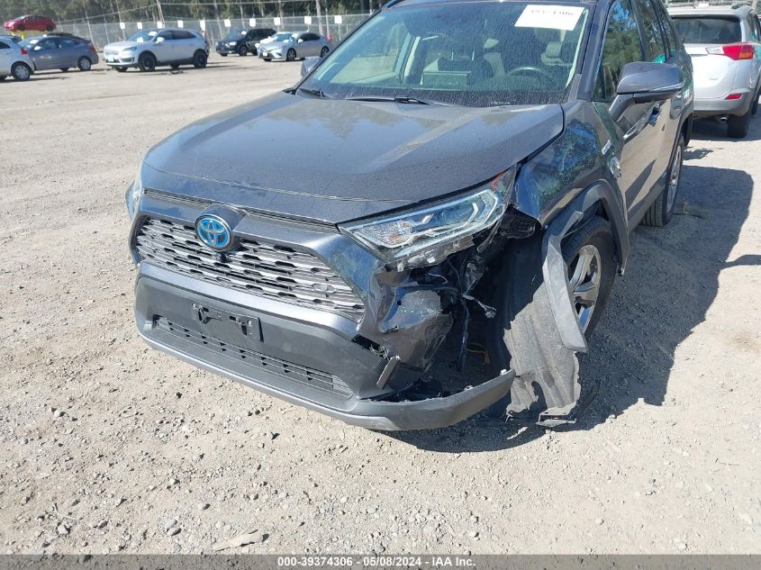 2019 Toyota Rav4 Hybrid Limited VIN: JTMDWRFV5KD501100 Lot: 39374306