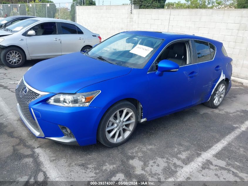 2013 Lexus Ct 200H VIN: JTHKD5BH0D2141334 Lot: 39374307