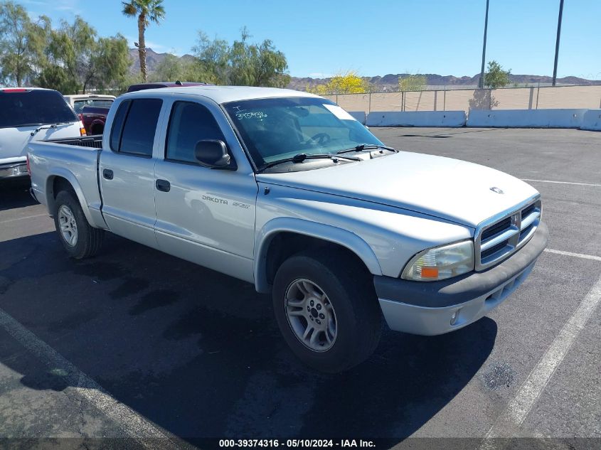 2002 Dodge Dakota Sport VIN: 1B7HL38N52S708666 Lot: 39374316