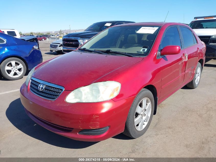 2006 Toyota Corolla Le VIN: 1NXBR30E06Z738342 Lot: 39374318