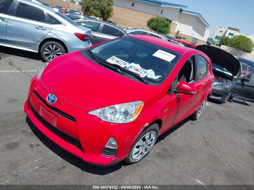 JTDKDTB37D1545943 2013 Toyota Prius C Two