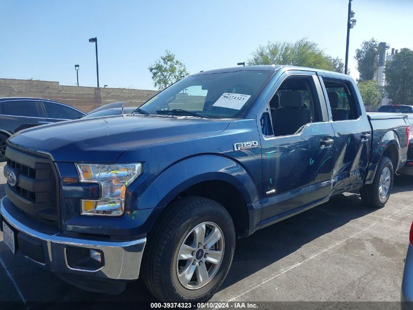 2015 Ford F-150 Xl VIN: 1FTEW1CPXFKF18164 Lot: 39374323