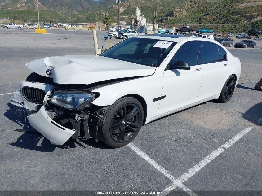 2013 BMW 750Li VIN: WBAYE8C59DDE22325 Lot: 39374328