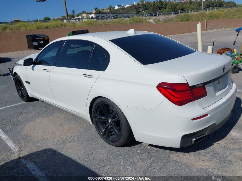 2013 BMW 750Li VIN: WBAYE8C59DDE22325 Lot: 39374328