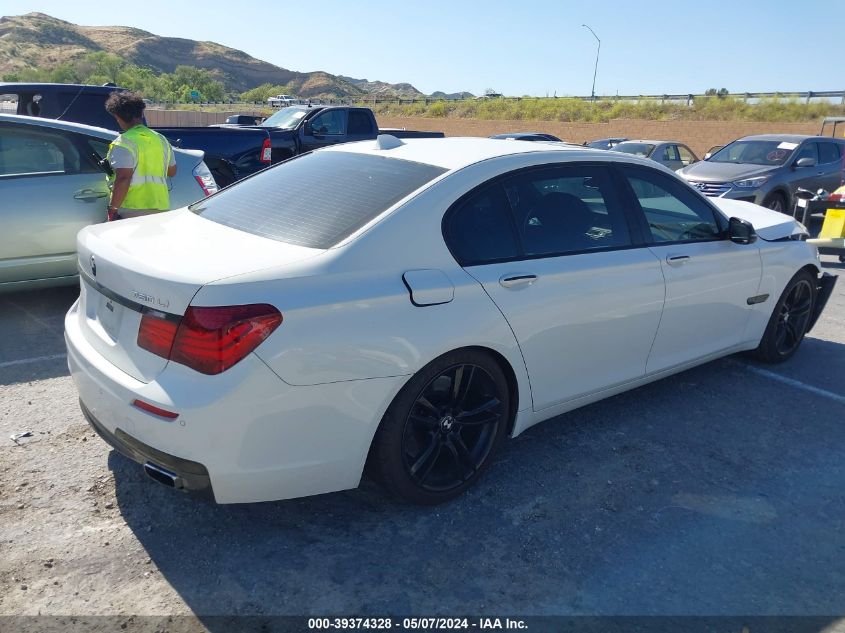 2013 BMW 750Li VIN: WBAYE8C59DDE22325 Lot: 39374328