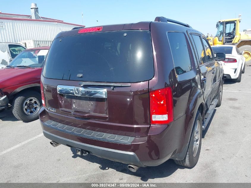 2010 Honda Pilot Ex-L VIN: 5FNYF3H5XAB001940 Lot: 39374347