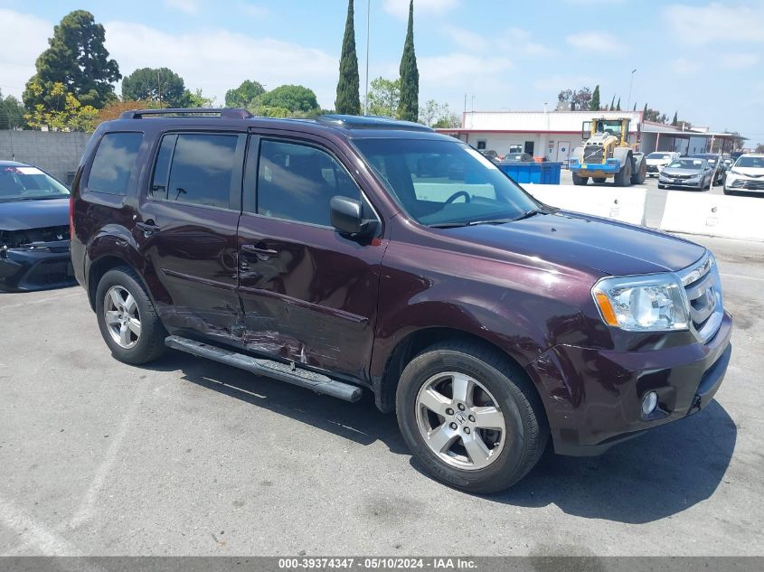 2010 Honda Pilot Ex-L VIN: 5FNYF3H5XAB001940 Lot: 39374347