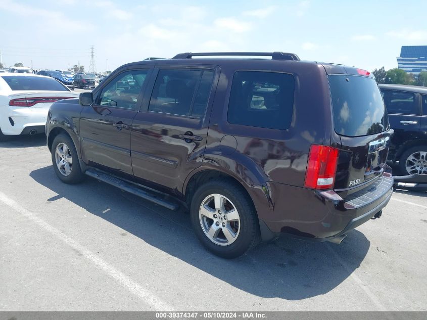 2010 Honda Pilot Ex-L VIN: 5FNYF3H5XAB001940 Lot: 39374347