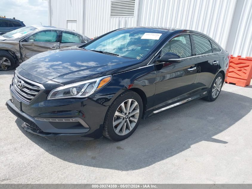 2016 Hyundai Sonata Limited VIN: 5NPE34AF4GH270806 Lot: 39374359