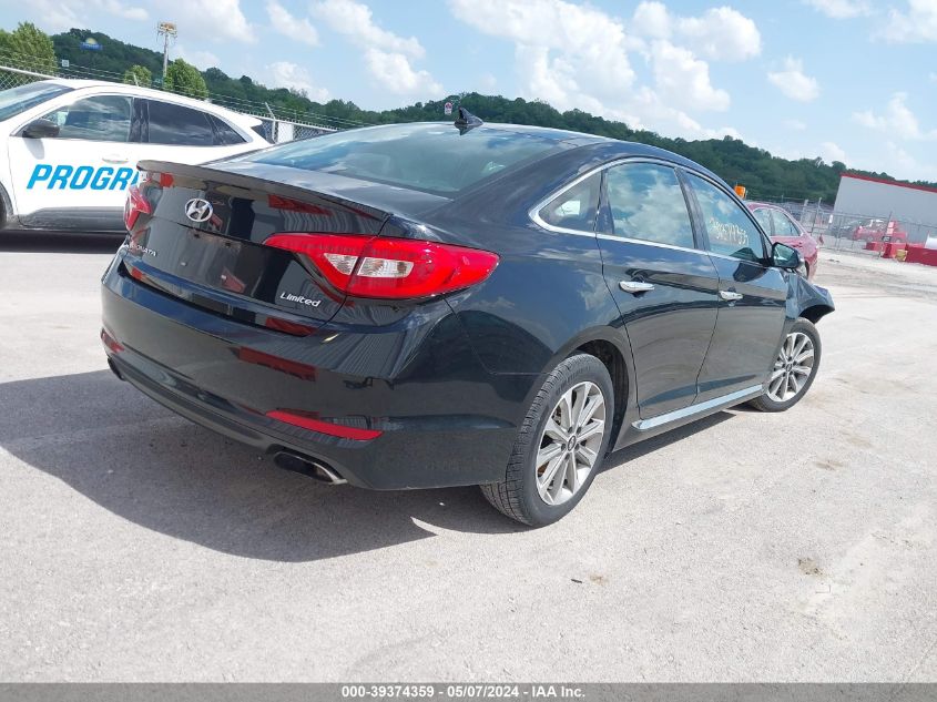 2016 Hyundai Sonata Limited VIN: 5NPE34AF4GH270806 Lot: 39374359