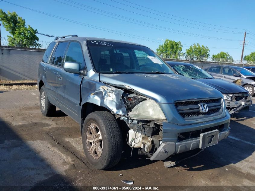 2005 Honda Pilot Ex-L VIN: 2HKYF18675H559894 Lot: 39374361