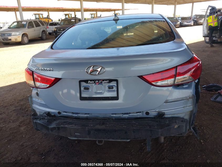 2013 Hyundai Elantra Gls VIN: KMHDH4AE0DU507194 Lot: 39374368