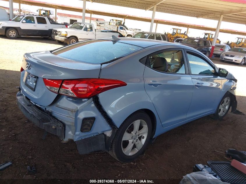 2013 Hyundai Elantra Gls VIN: KMHDH4AE0DU507194 Lot: 39374368