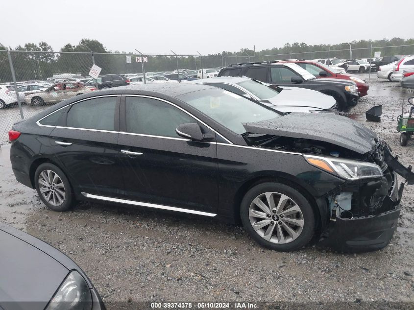 2017 Hyundai Sonata Sport VIN: 5NPE34AFXHH489965 Lot: 39374378