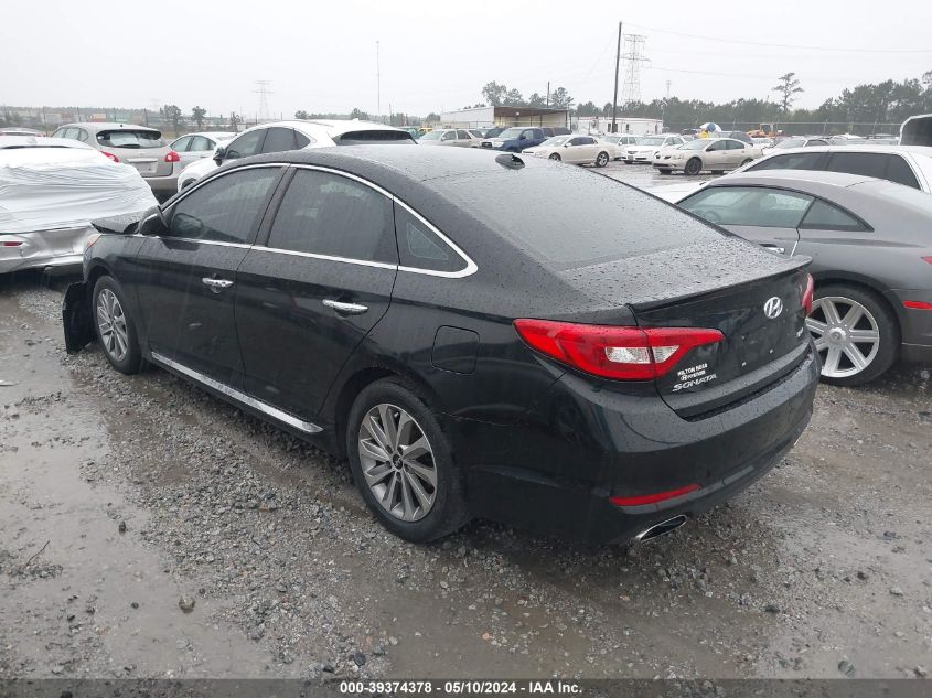 2017 Hyundai Sonata Sport VIN: 5NPE34AFXHH489965 Lot: 39374378