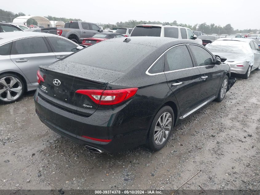 2017 Hyundai Sonata Sport VIN: 5NPE34AFXHH489965 Lot: 39374378