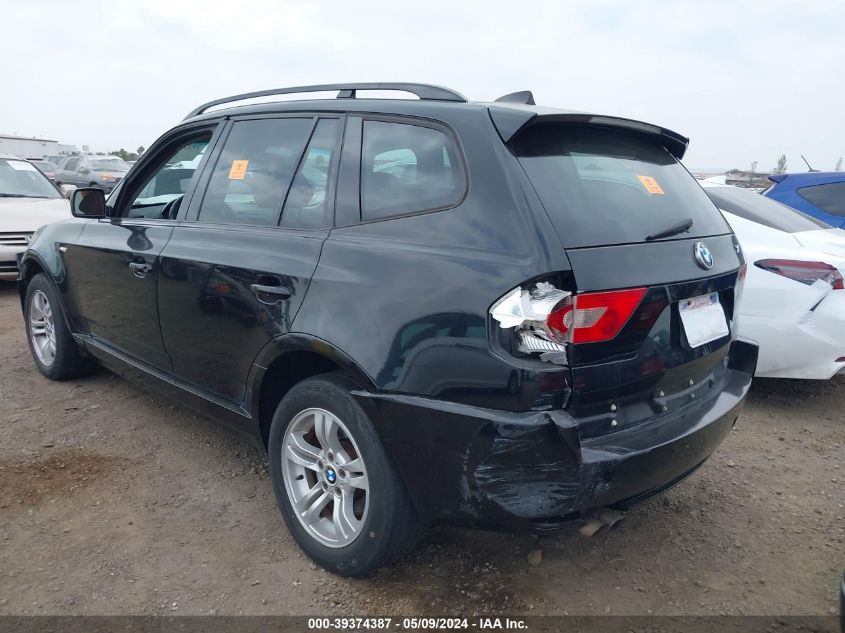 2005 BMW X3 3.0I VIN: WBXPA93415WD14751 Lot: 39374387