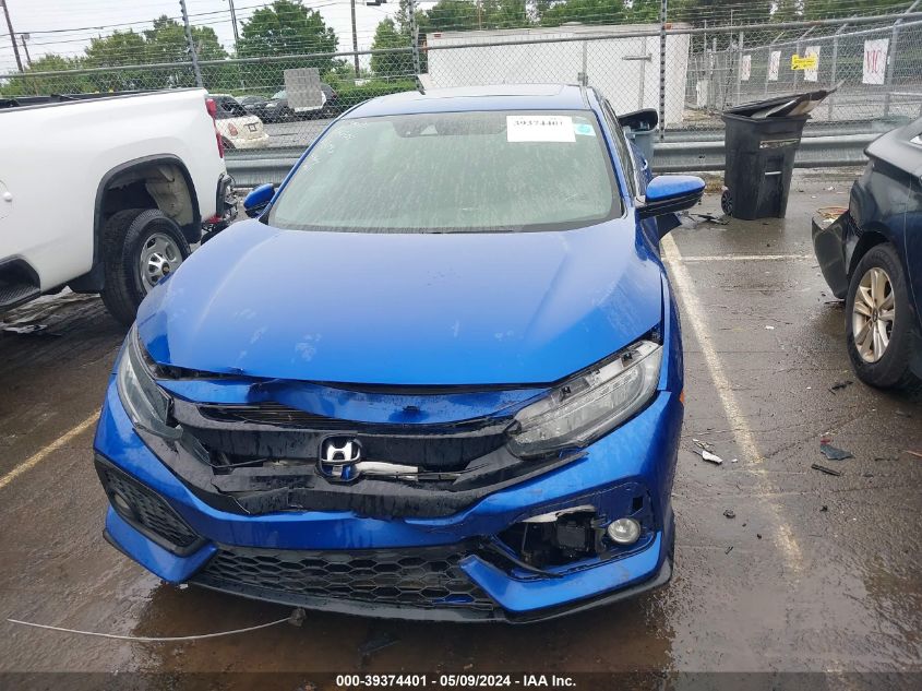 2018 Honda Civic Sport Touring VIN: SHHFK7H99JU214096 Lot: 39374401