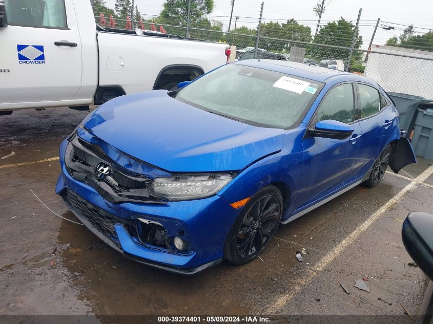 2018 Honda Civic Sport Touring VIN: SHHFK7H99JU214096 Lot: 39374401