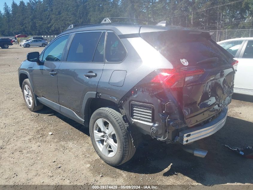 2019 Toyota Rav4 Hybrid Xle VIN: 2T3RWRFV6KW040353 Lot: 39374425