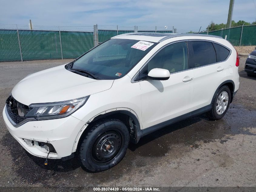 2015 Honda Cr-V Ex-L VIN: 5J6RM4H77FL004911 Lot: 39374439