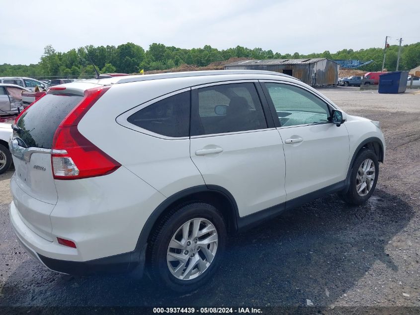 2015 Honda Cr-V Ex-L VIN: 5J6RM4H77FL004911 Lot: 39374439