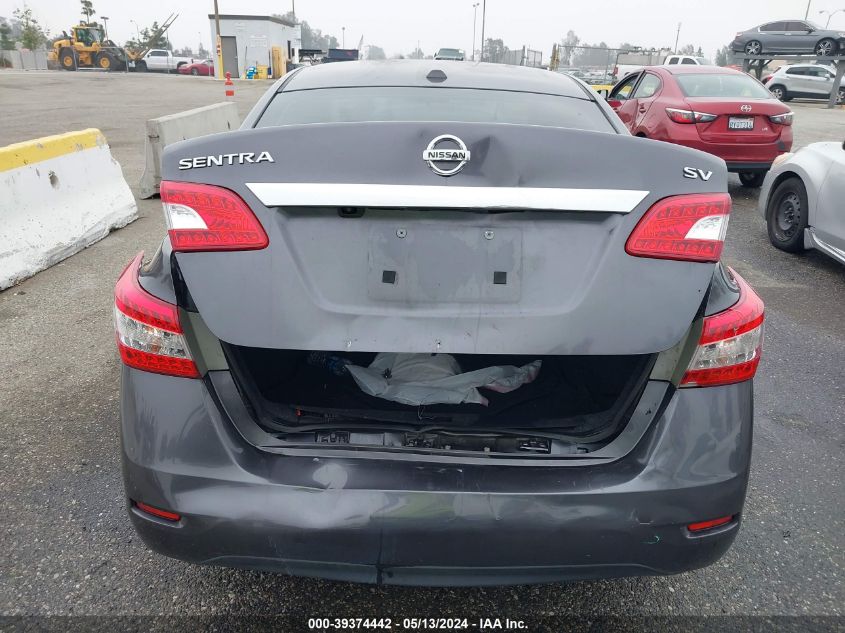 2015 Nissan Sentra Sv VIN: 3N1AB7AP6FY287414 Lot: 39374442