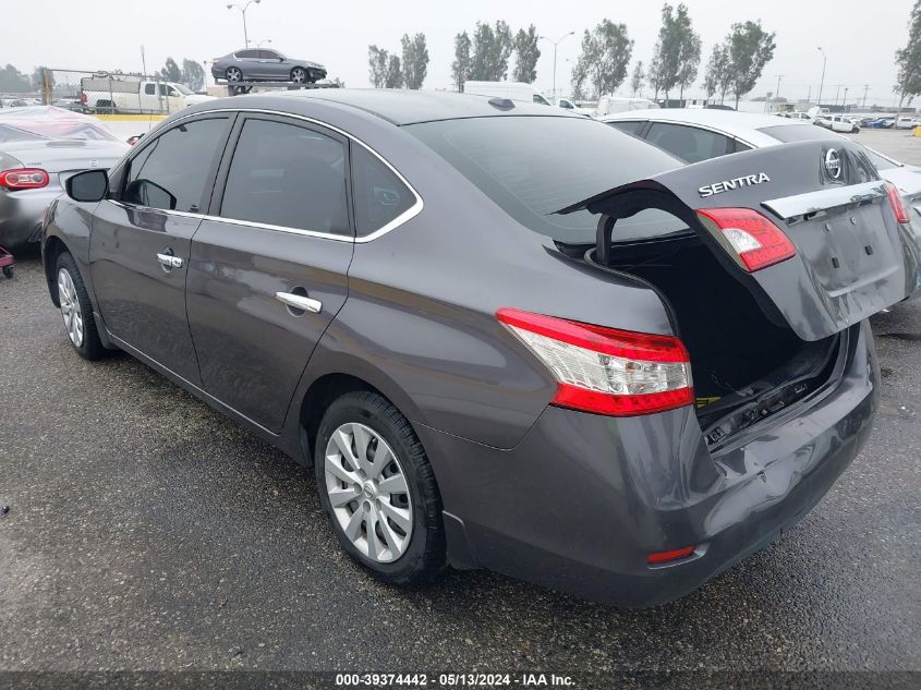 2015 Nissan Sentra Sv VIN: 3N1AB7AP6FY287414 Lot: 39374442