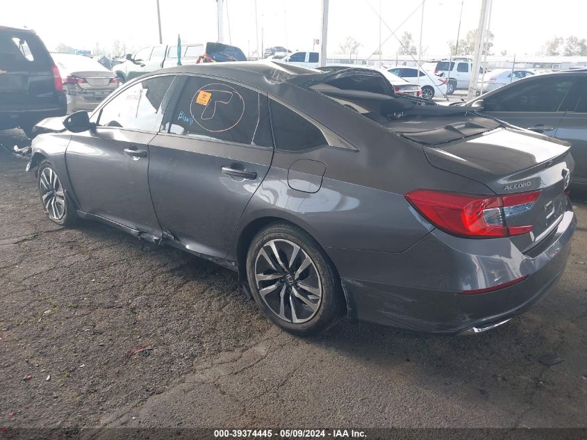 2020 Honda Accord Hybrid VIN: 1HGCV3F18LA012834 Lot: 39374445