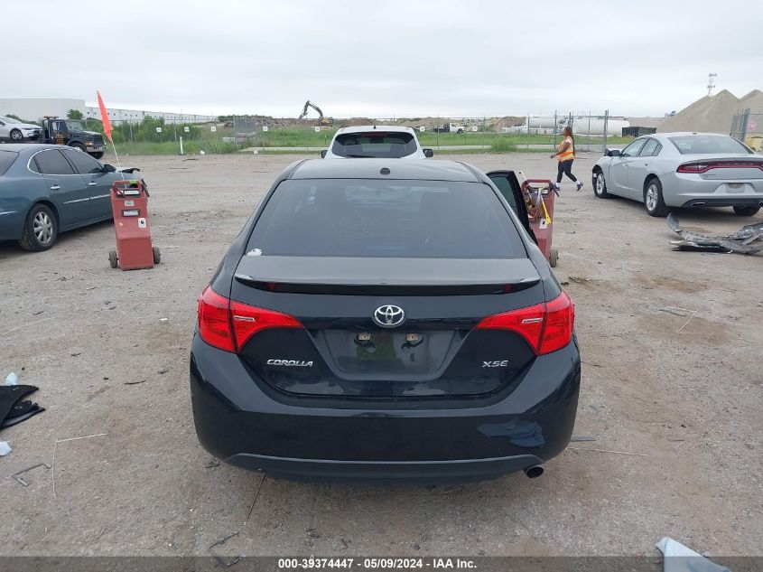 2018 Toyota Corolla Xse VIN: 5YFBURHE9JP760999 Lot: 39374447