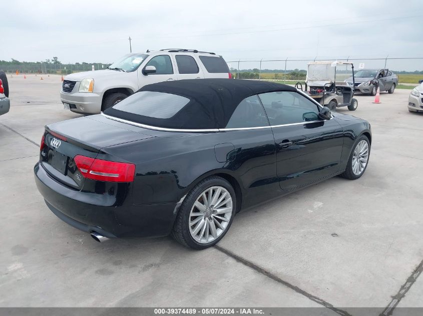 2012 Audi A5 2.0T Premium VIN: WAULFAFH6CN004959 Lot: 39374489