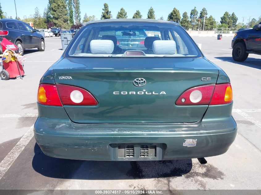 2001 Toyota Corolla Ce VIN: 1NXBR12E41Z534461 Lot: 39374517