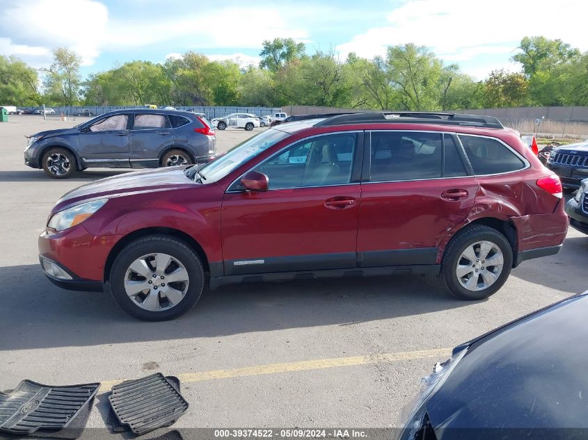 2011 Subaru Outback 3.6R Limited VIN: 4S4BRDKC1B2376741 Lot: 39374522