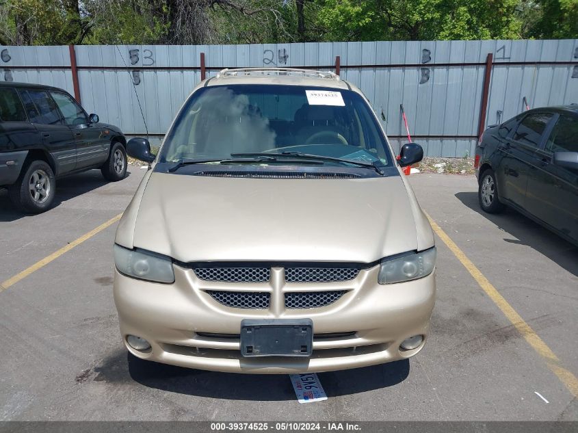 2000 Dodge Grand Caravan Es VIN: 1B4GP74L6YB516898 Lot: 39374525