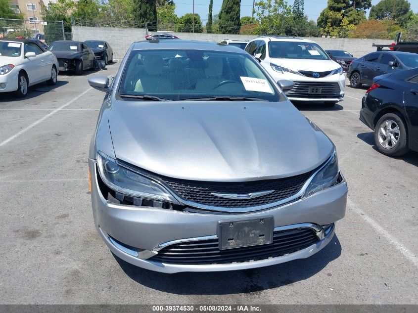 2016 Chrysler 200 Limited VIN: 1C3CCCAB5GN171754 Lot: 39374530