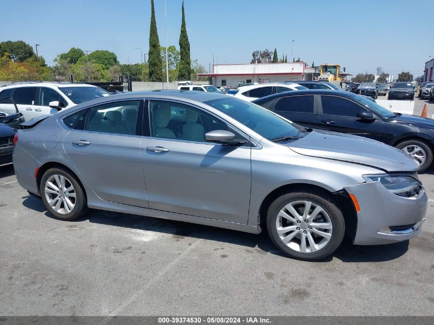 2016 Chrysler 200 Limited VIN: 1C3CCCAB5GN171754 Lot: 39374530